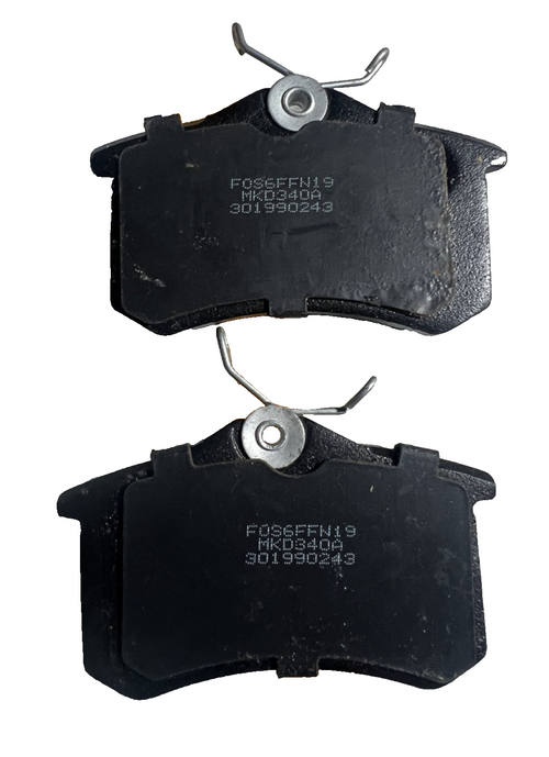 Rear Semi-Metallic Brake Pads Replacement MKD340A, F0S6FFN19, 301990243