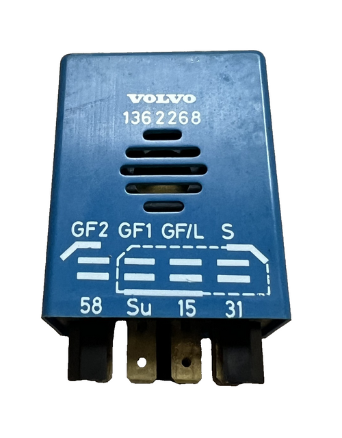 1975-1982 Volvo 260 Seat Belt Reminder Relay 1362268, 5SA 004 396 00 Blue