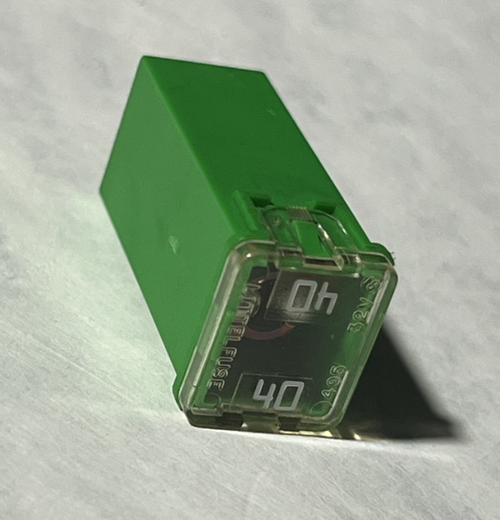Littelfuse 40A Jcase Fuse Cartridge Green for Ford Chrysler GM