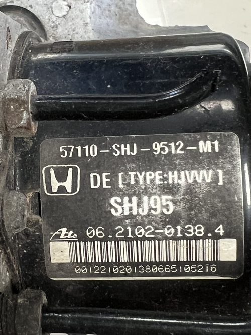 05 2005 Honda Odyssey ABS Anti Lock Brake Pump OEM 57110 SHJ 9512 M1 Black