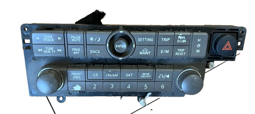 2004 2005 2006 Nissan Quest Audio Equipment Radio Control Panel VP6NAX  18698