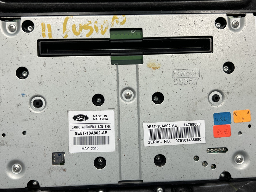 2010 2011 2012 Ford Fusion AC Heater Climate Radio Control Panel 9E5T 18A802 AE