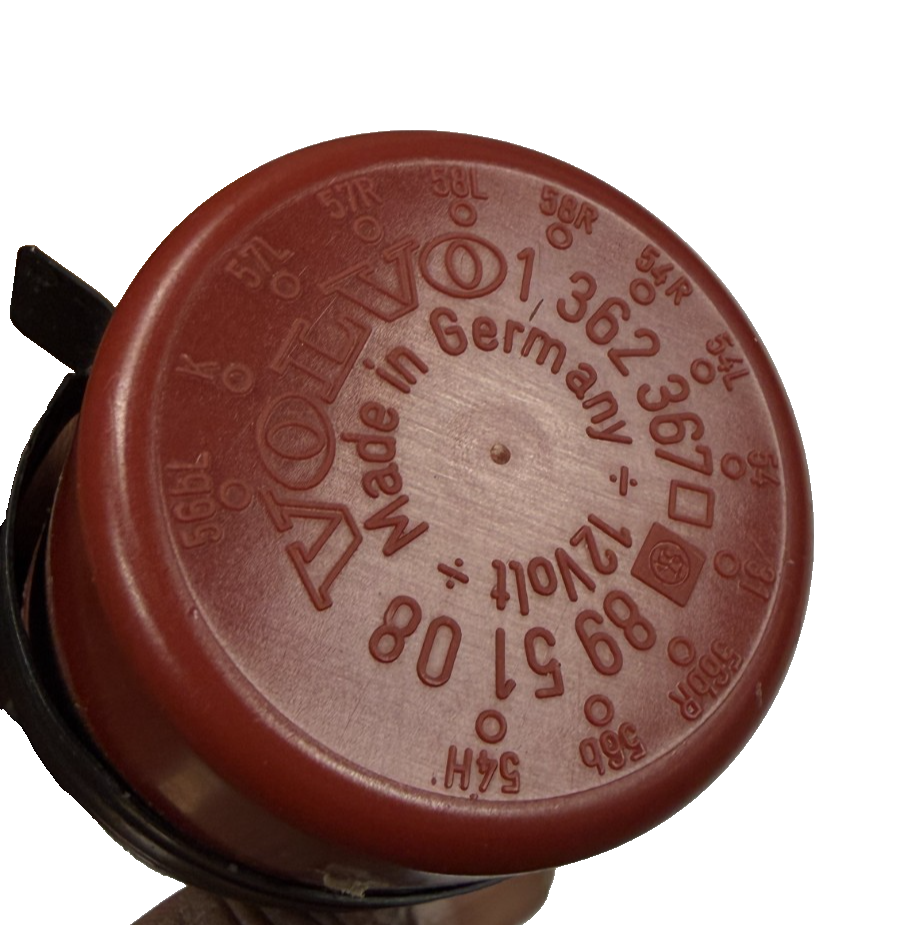 Volvo 740 Bulb Failure Relay 12V 1 362 367, 89 51 08 Red