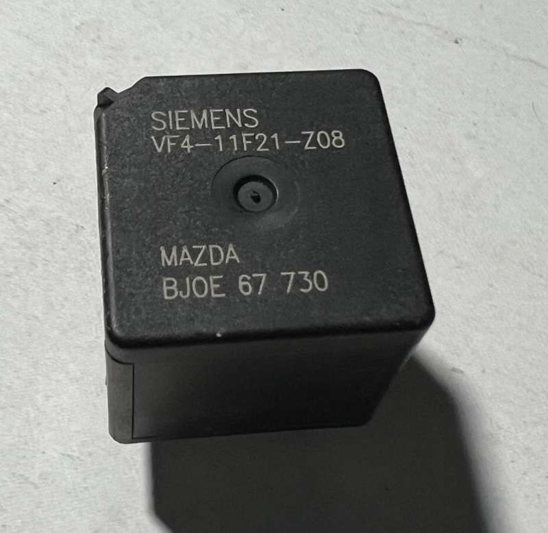 Siemens 4 Pin Multi-Purpose Control Relay VF4 11F21 Z08, BJ0E 67 730 for Mazda
