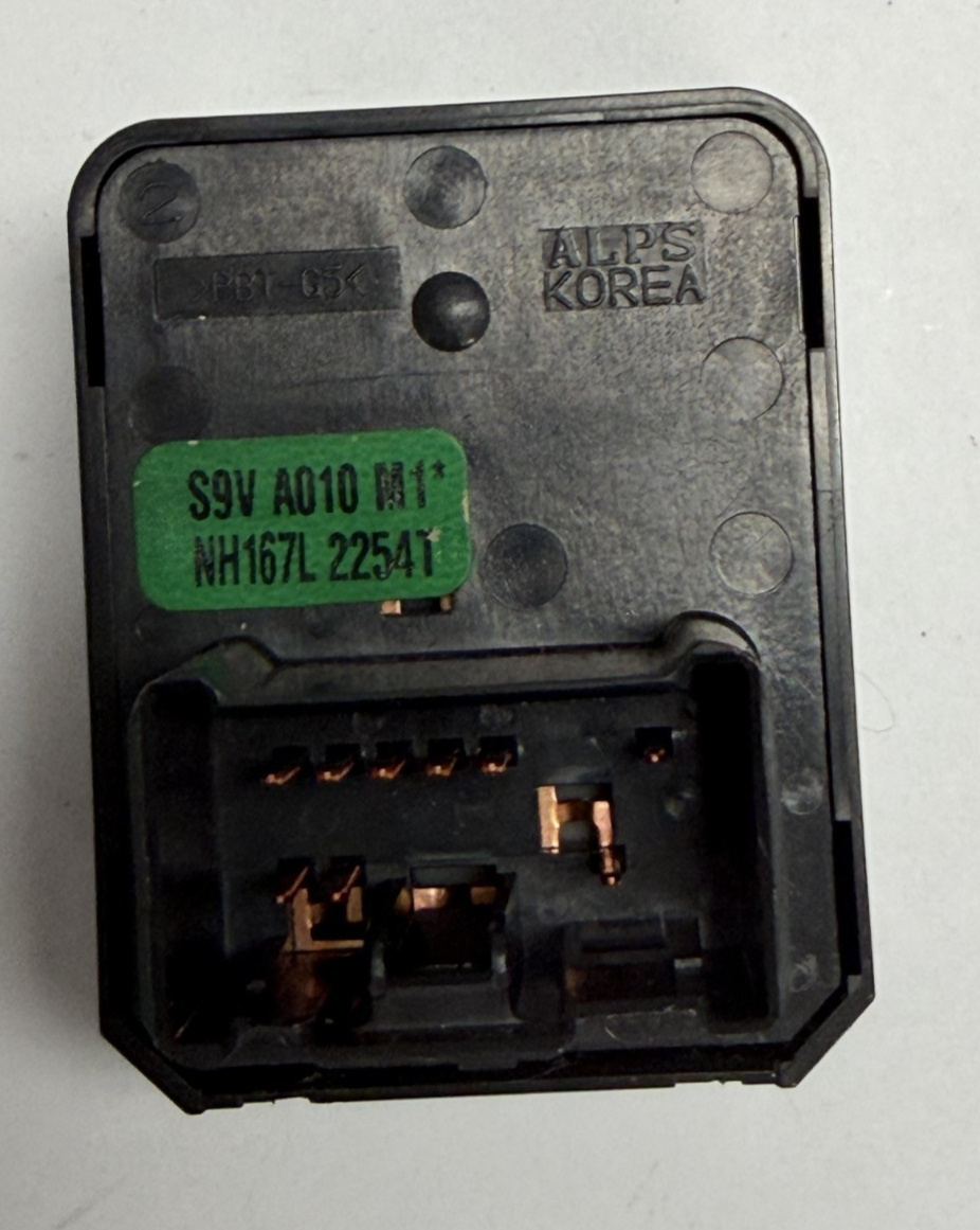 Power Wing Mirror Switch Left LH Driver S9V A010 M1 fits 2003-2008 Honda Pilot