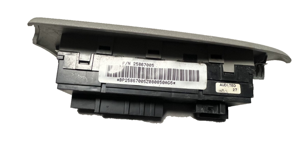 06 07 08 09 Chevrolet Trailblazer Left Driver Master Window Door Switch 25867005