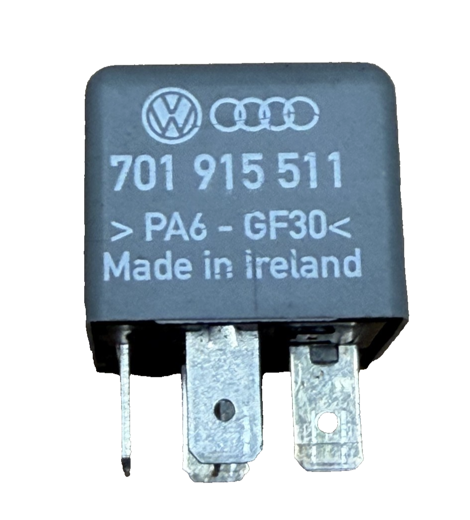 95 96 97 98 99 00 01 02 03 04 05 Volkswagen Seat 5 Pin Relay 701 915 511 Gray