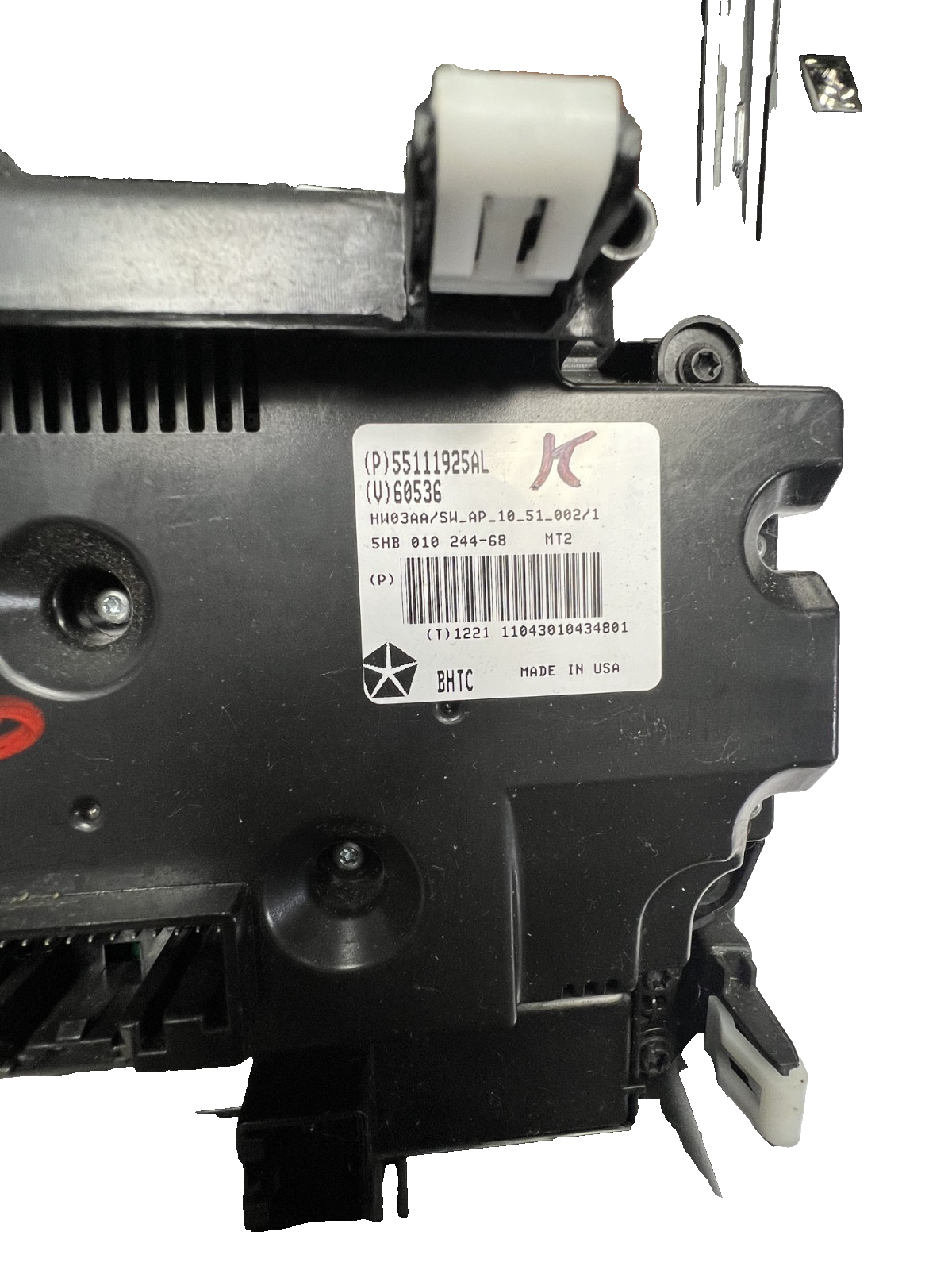 AC Heater Climate Control Temperature 55111925AL fits 2011-2013 Dodge Durango