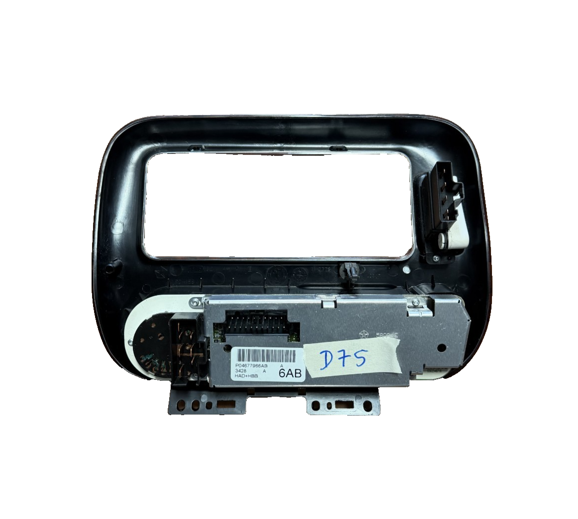 AC Heater Climate Control Bezel 04677966AB fits 99-00 Chrysler Town & Country