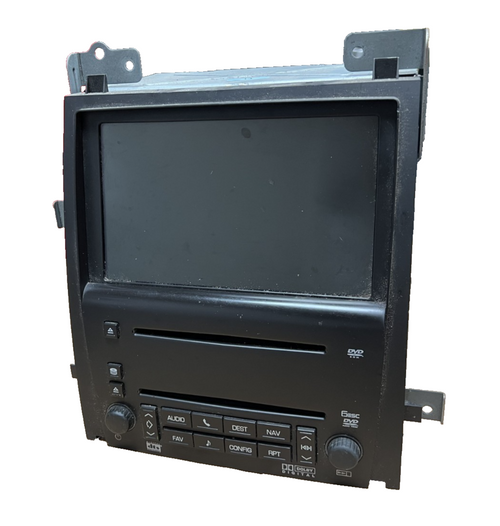 07-09 Cadillac Escalade Navigation Screen Monitor Radio Map AM FM Head 25890527