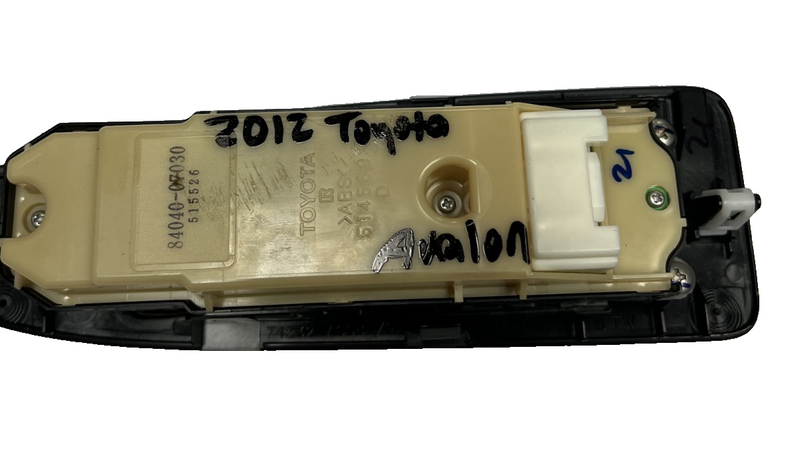 2009-2012 Toyota Avalon Front Left LH Door Master Window Switch OEM 84040 07030
