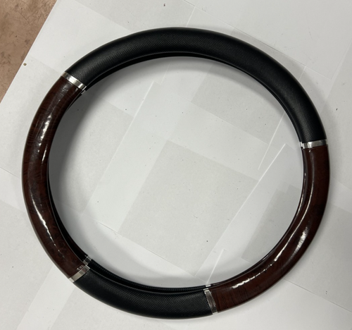 Universal Steering Wheel Cover Black Dark Brown for Steering Wheel Protection