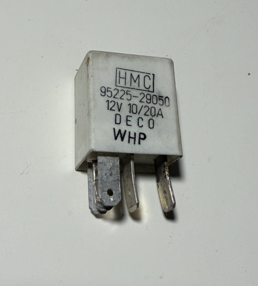 2000-2015 Kia Hyundai 5-Pin Multi-Use Relay 12V 10 20A 95225 29050 White