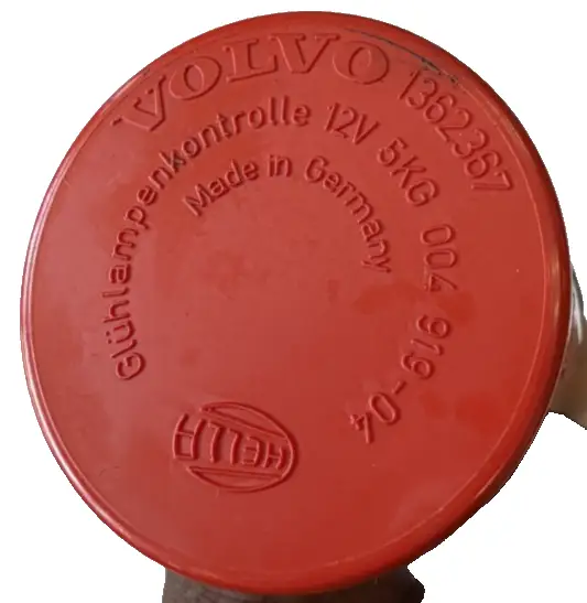 1986-1993 Volvo 240 Sedan Wagon Bulb Failure Relay 1362367, 5KG 004 919 04 Red by Hella Volvo