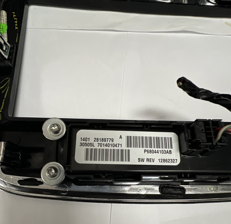 2011-2014 Chrysler 200 Dash Radio Screen Clock Air Vent Hazard Switch Trim Bezel