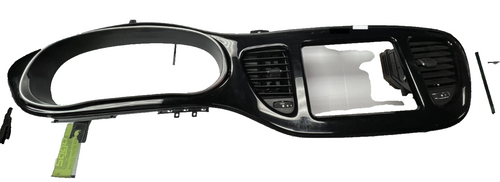 2013-2016 Dodge Dart Dash Speedometer Cluster Radio Trim Bezel 1ZW75TRM
