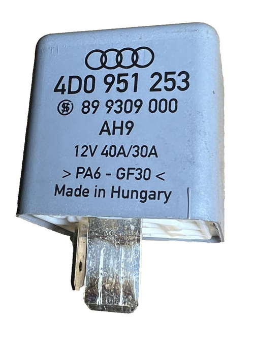 Fuel Pump Relay 12V 40A 30A 4D0 951 253, 89 9309 000 fits 1992-2004 Audi S4 S6