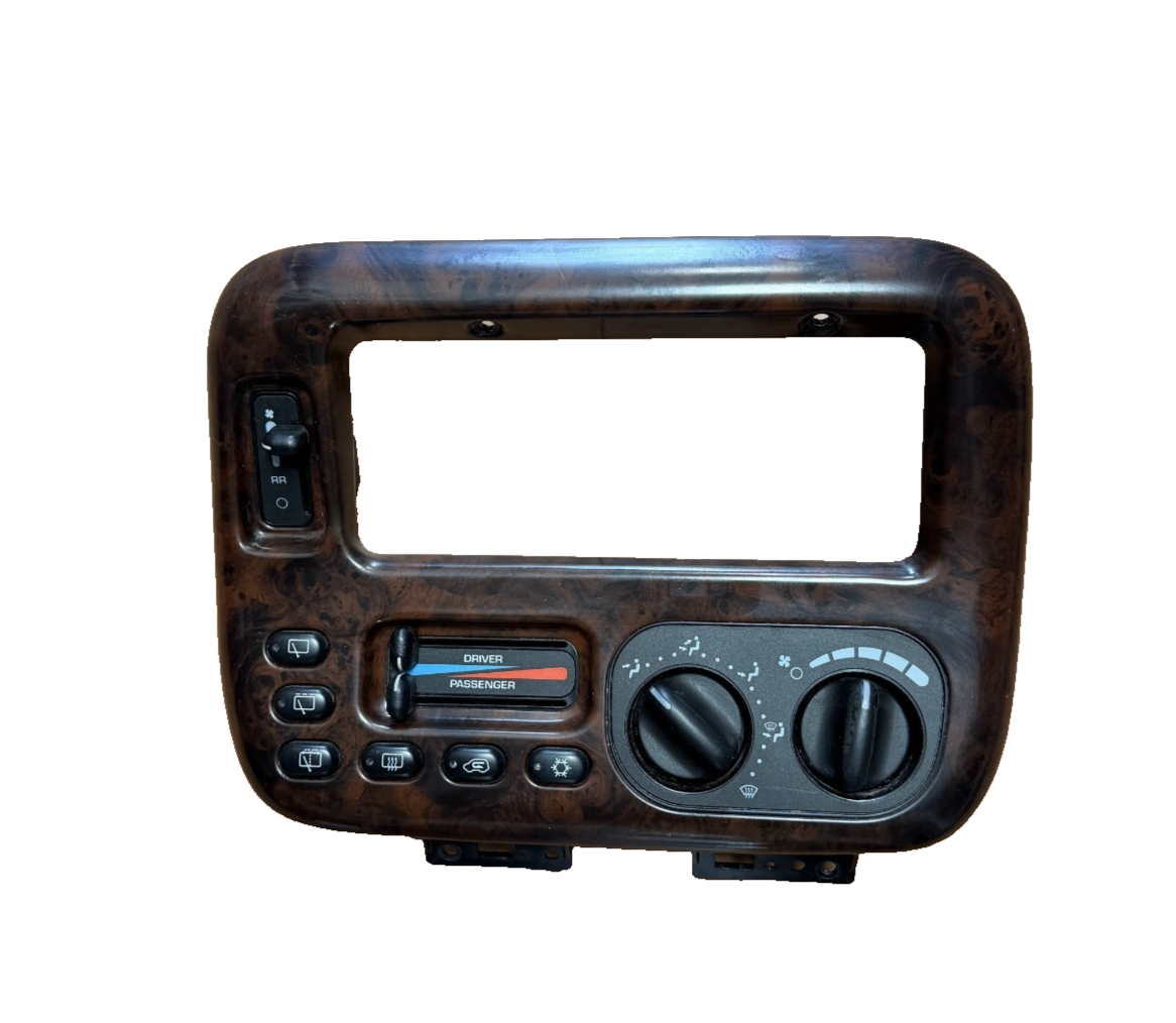 AC Heater Climate Control Bezel 04677966AB fits 99-00 Chrysler Town & Country
