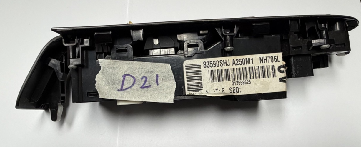 2005-2010 Honda Odyssey Door Master Power Window Switch Left 83590SHJ A250M1
