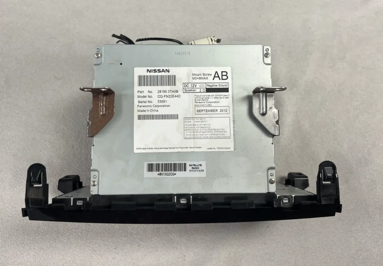 2013-2015 Nissan Altima Single CD AM FM SAT Radio Aux Receiver 28185 3TA0B by Nissan