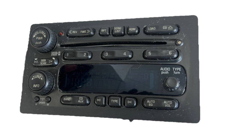 2005-2009 GMC Chevy Truck 6 Disc Changer AM FM Radio Stereo CD Player 15234935