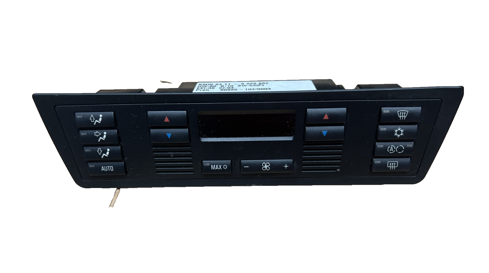 01 02 03 04 05 06 BMW X5 AC Heater Temperature Climate Control OEM 6 926 882