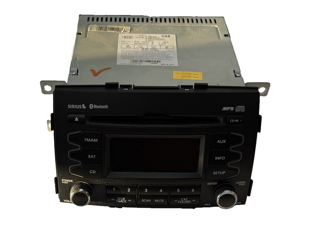 2011 2012 2013 Kia Sorento AM FM CD Player Radio Receiver 96140 1U201CA