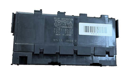 2009-2013 Toyota Corolla Integration Relay Control Module OEM 82641 47020