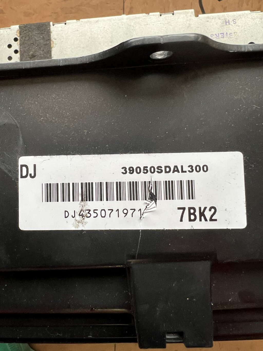 04-07 Honda Accord 6 CD Player Changer Radio Auto Climate Control 39175 SDA L
