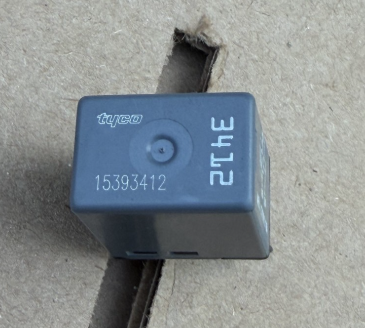 Tyco AC Compressor Clutch Relay 15393412, 3412 fits GM Buick Chevrolet GMC