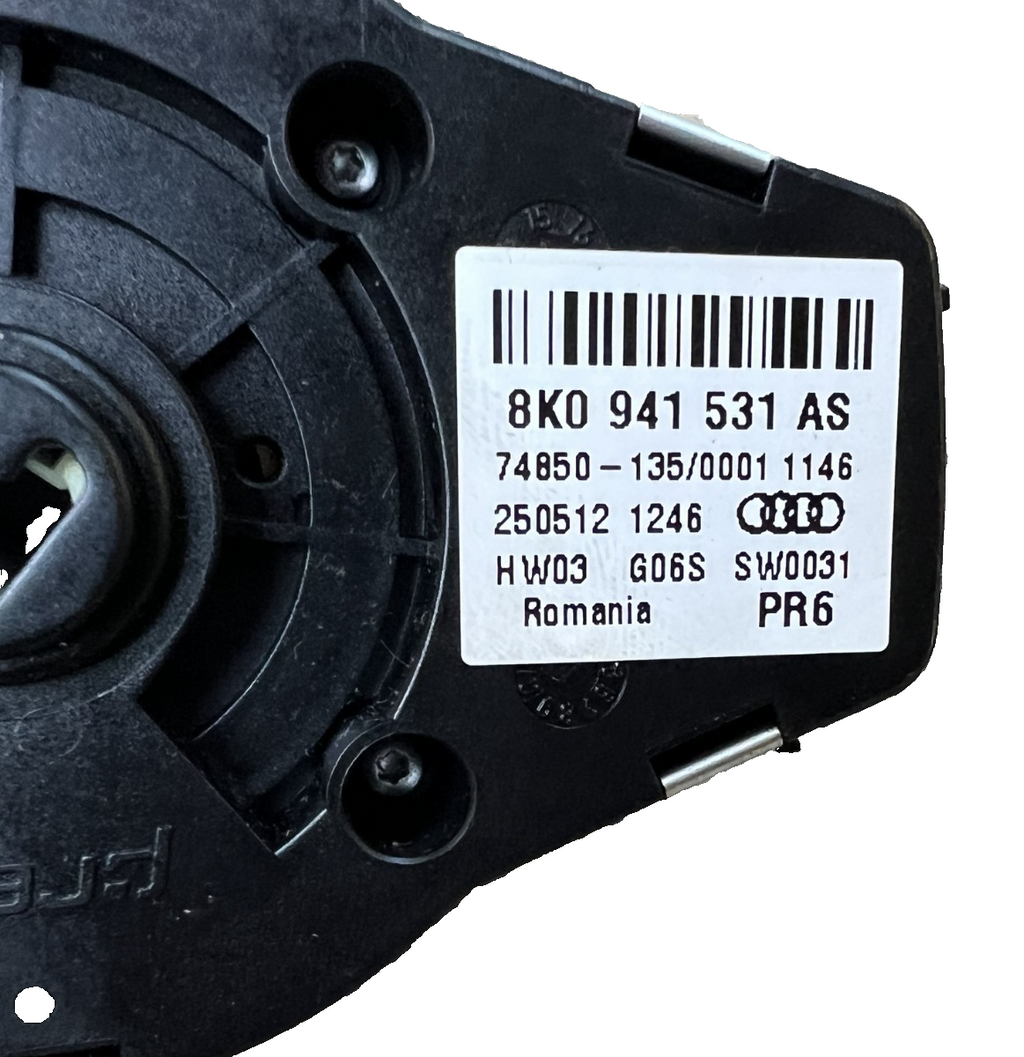 2009-2016 Audi A4 S4 A5 S5 Q5 8R Headlight Fog Light Switch 8K0 941 531 AS