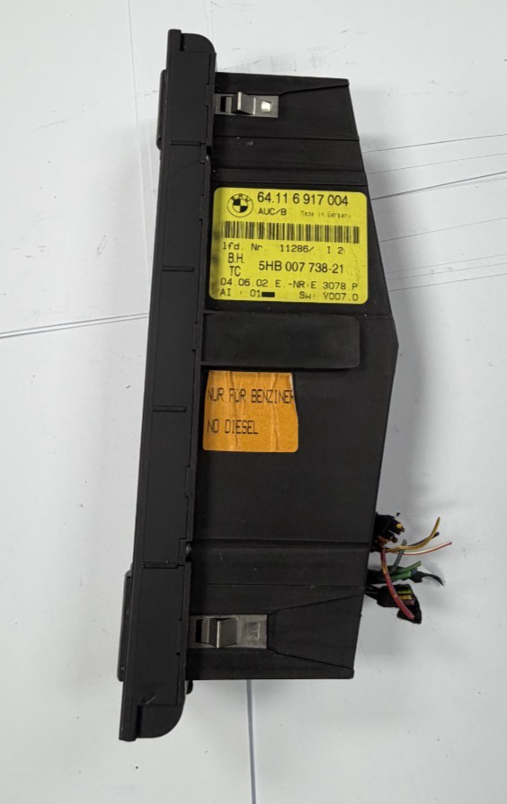 2001-2005 325i 330i BMW E46 Heater AC HVAC Climate Control Panel 6917004