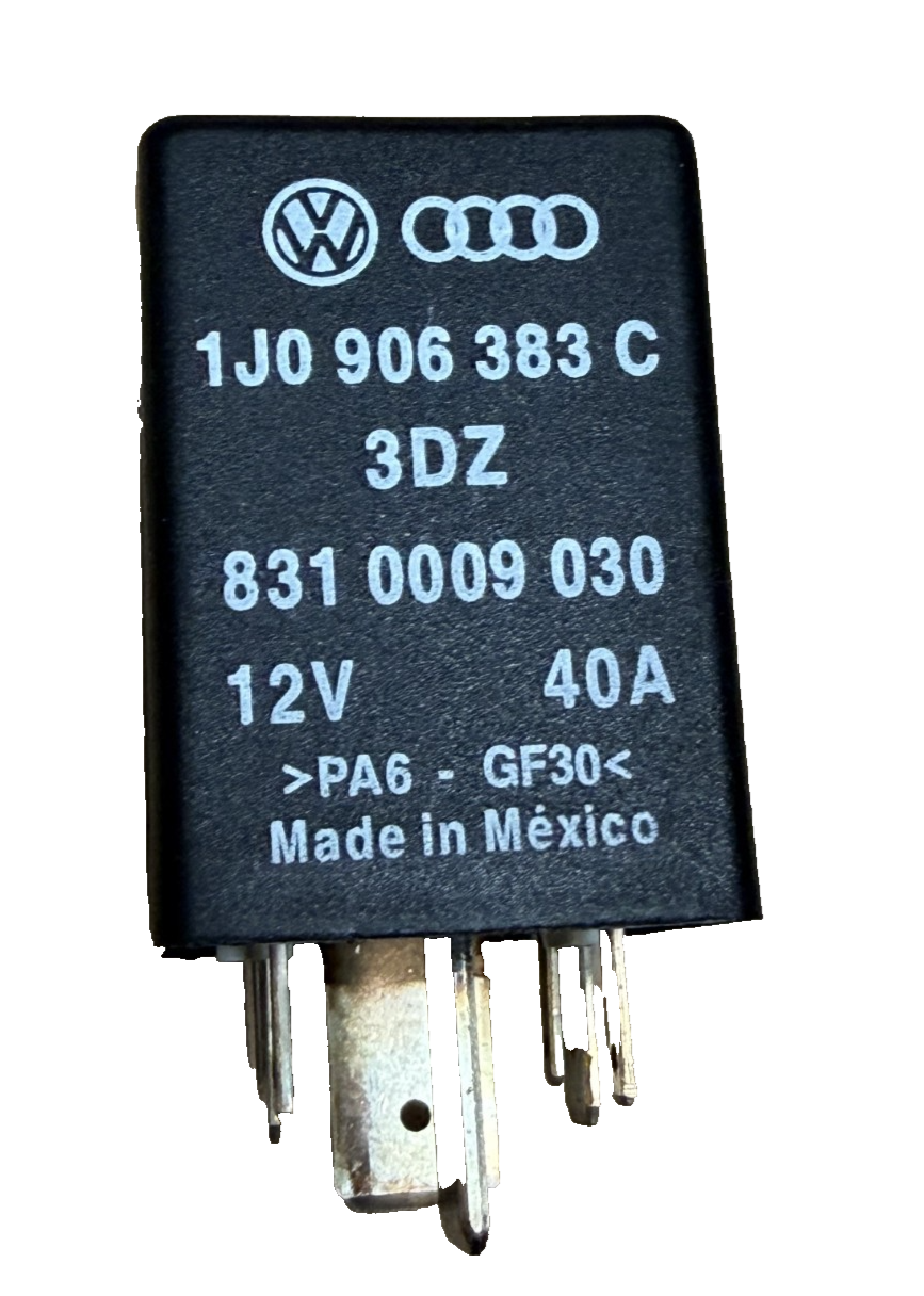 Fuel Pump Relay 1J0 906 383 C Black fits 02 2002 Volkswagen Cabrio 2.0L