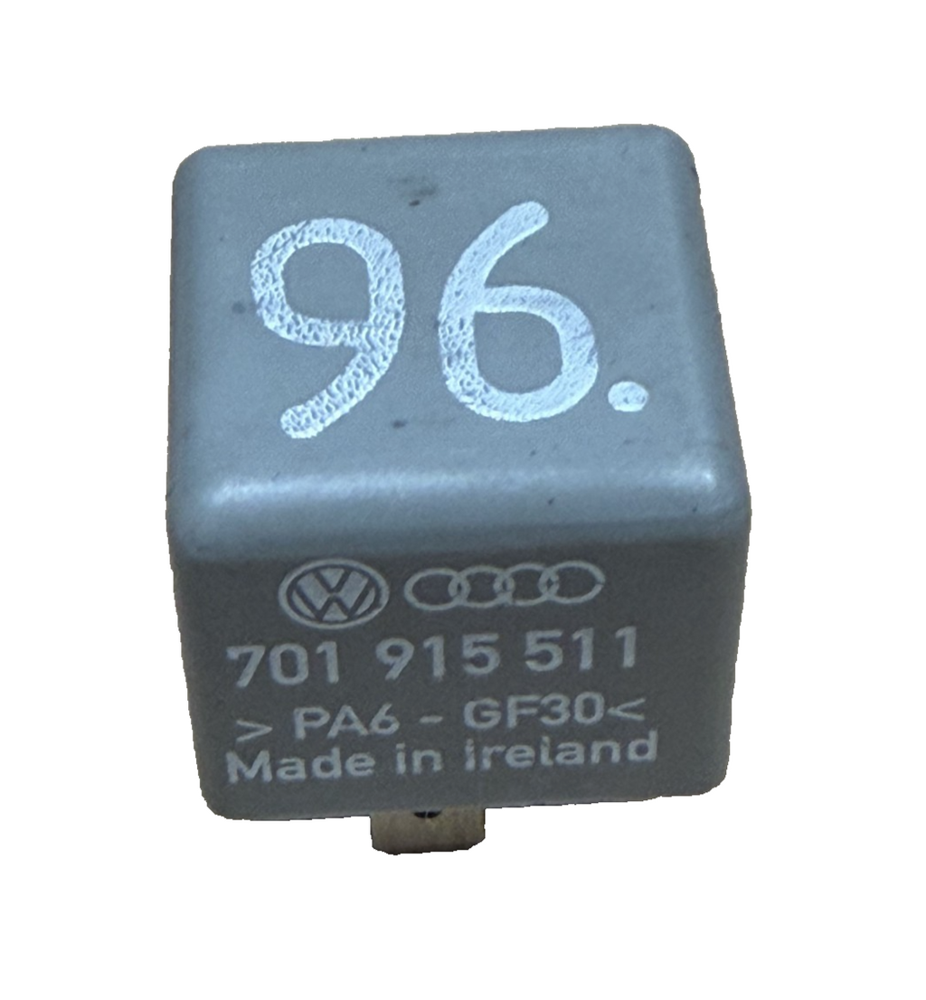 95 96 97 98 99 00 01 02 03 04 05 Volkswagen Seat 5 Pin Relay 701 915 511 Gray