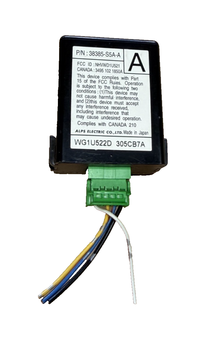 01 02 03 04 05 Honda Civic Keyless Entry Receiver Module 38385 S5A A, 305CB7A
