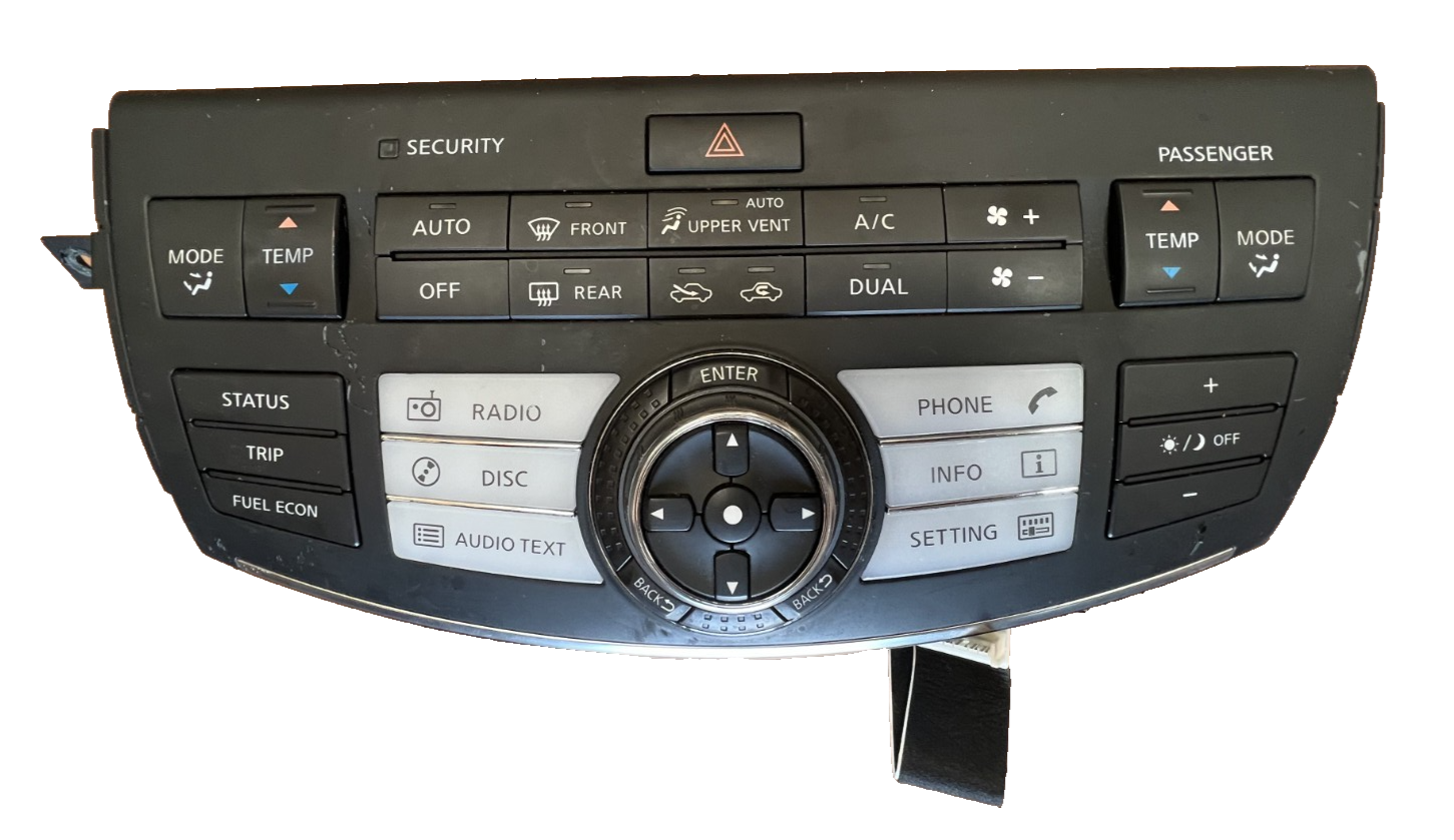2006-2007 Infiniti M35 AC Heater Temperature Control with Navigation 28395 EH000