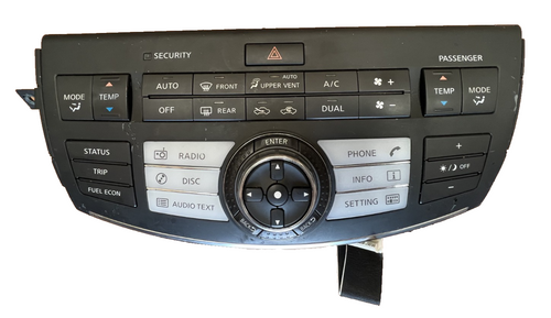 2006-2007 Infiniti M35 AC Heater Temperature Control with Navigation 28395 EH000