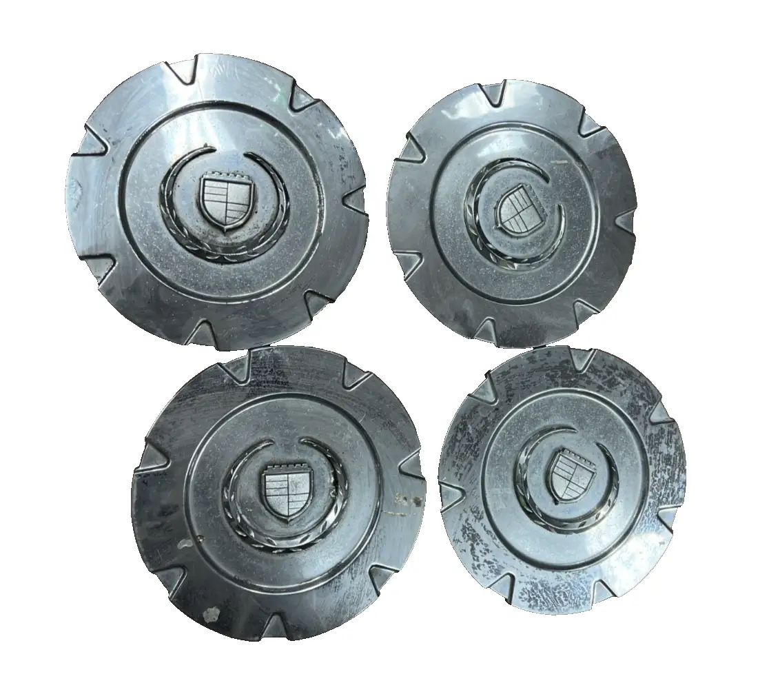 Qty 4 Cadillac Chrome Wheel Center Cap Hubcap S603 10, WCA 273 by Cadillac