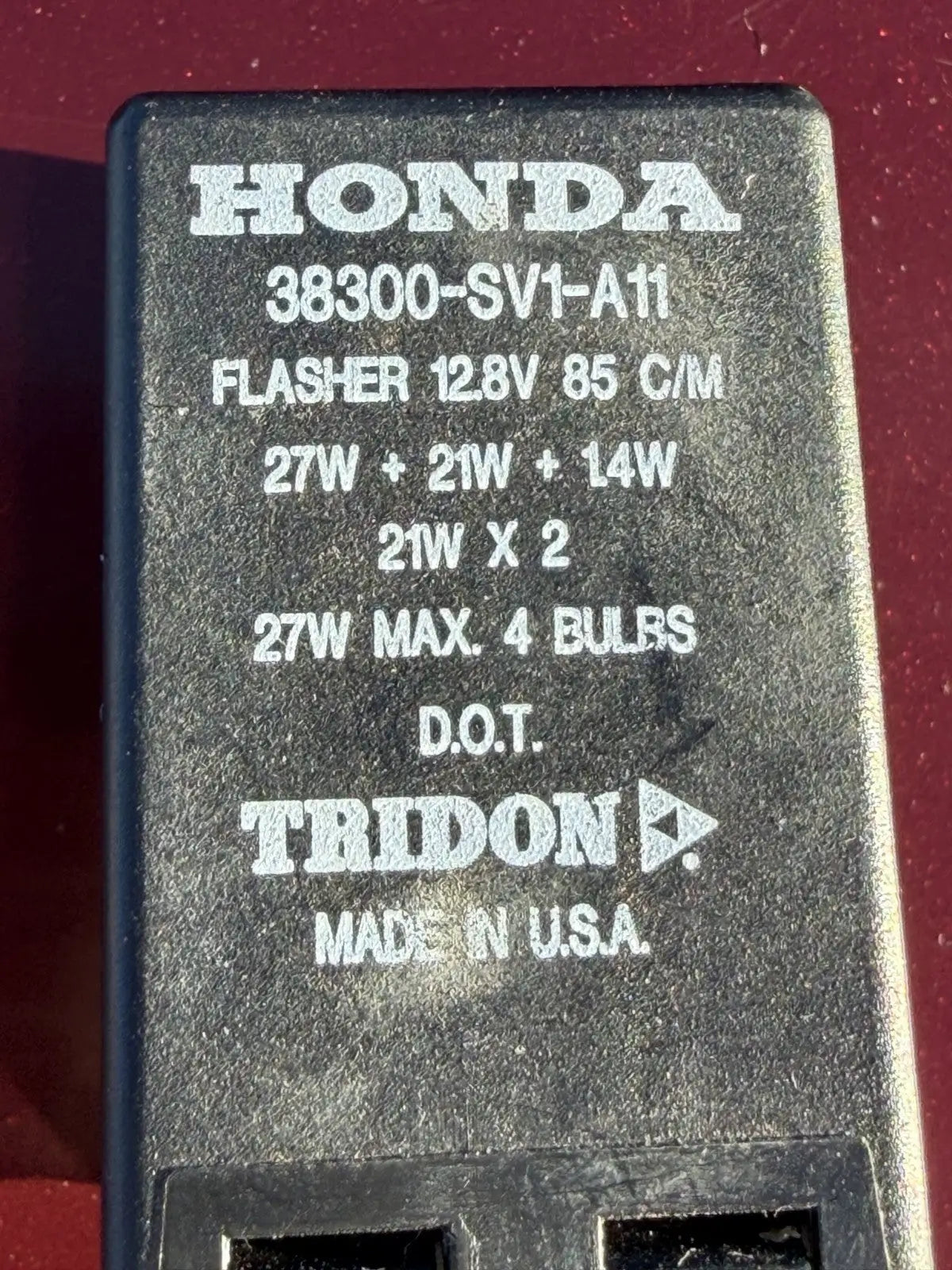 96 97 98 99 00 Honda Civic Flasher Hazard Light Control Relay 12.8V 38300SV1A11