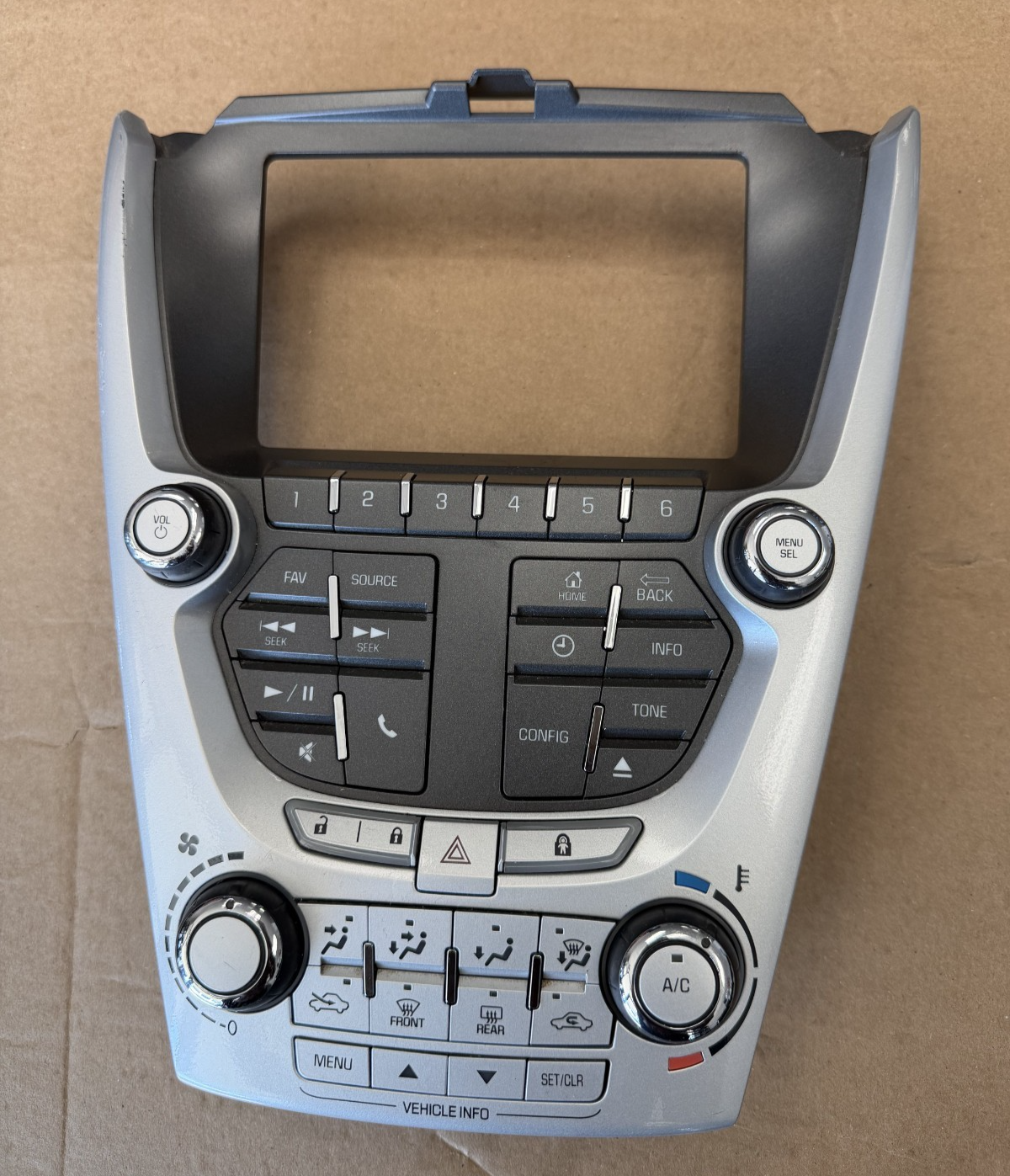 15-17 Chevrolet Equinox AC Heater Climate Control Radio Control Panel 23450883