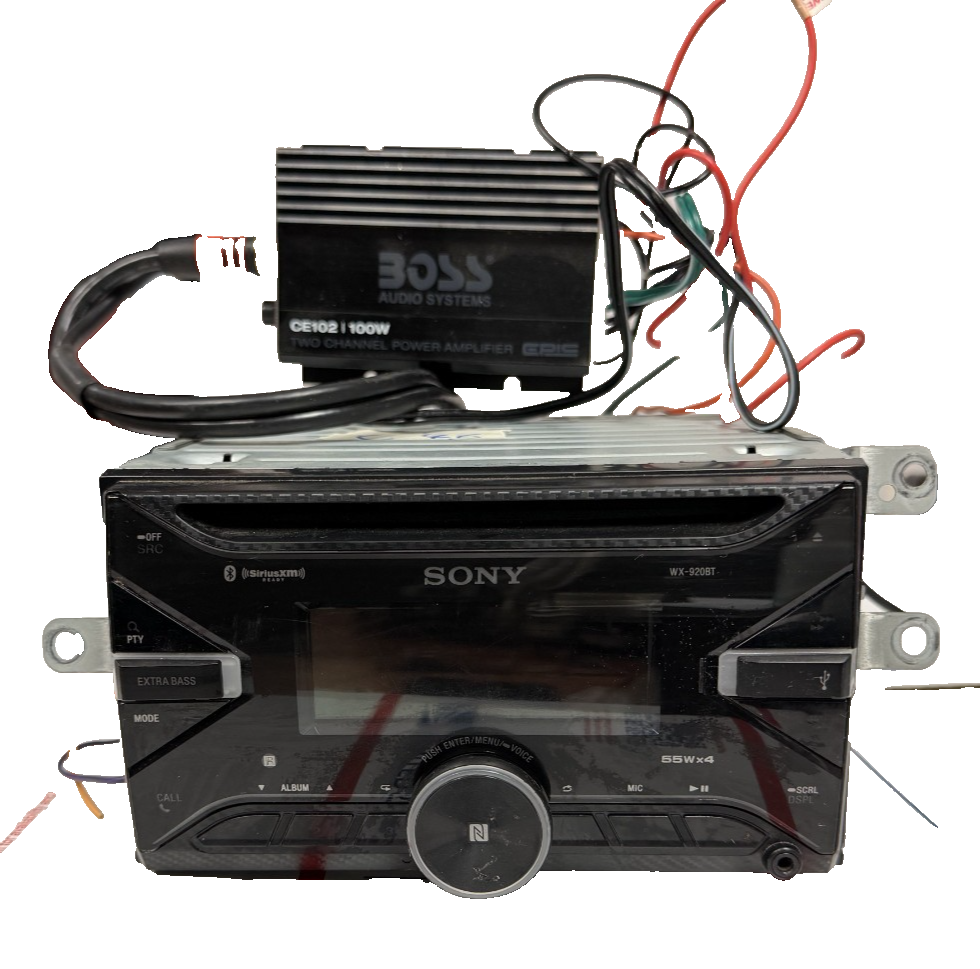 Sony Media Audio Radio Bluetooth Receiver with Two Channel Amplifier WX 920BT