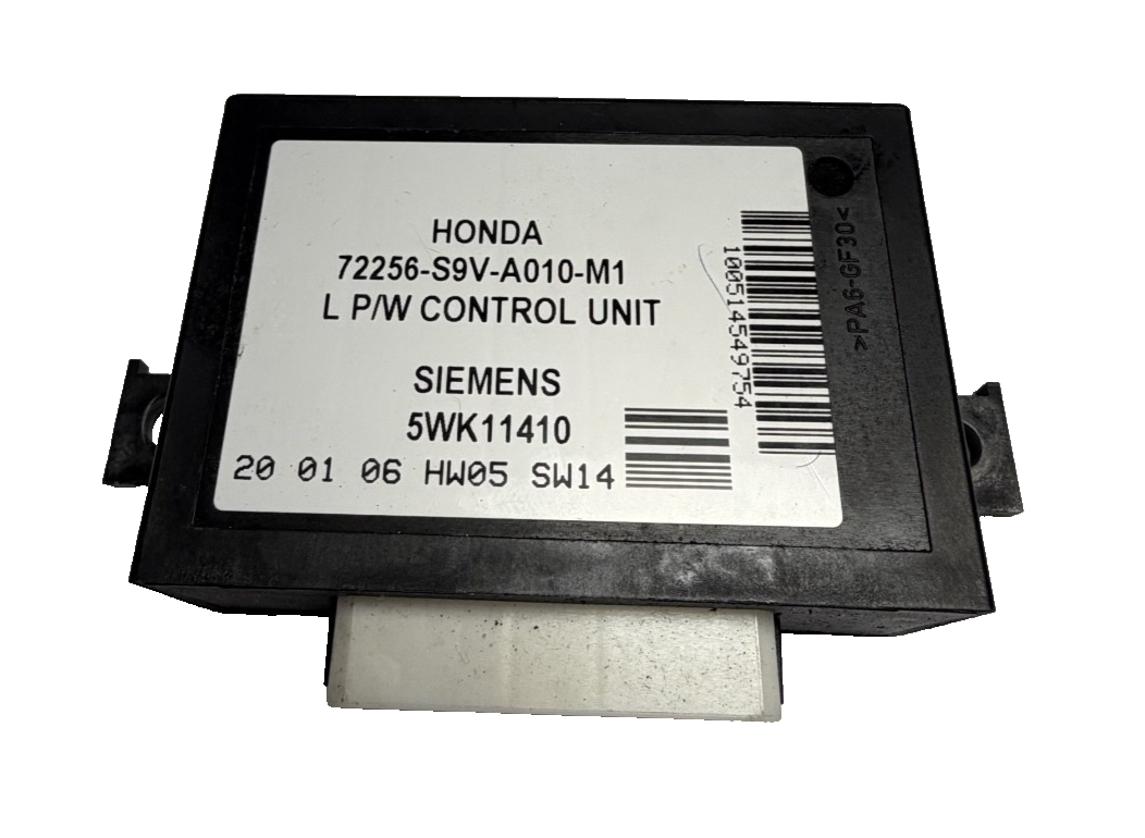 03 04 05 06 07 08 Honda Pilot Window Control Module 72256 S9V A010 M1, 5WK11410