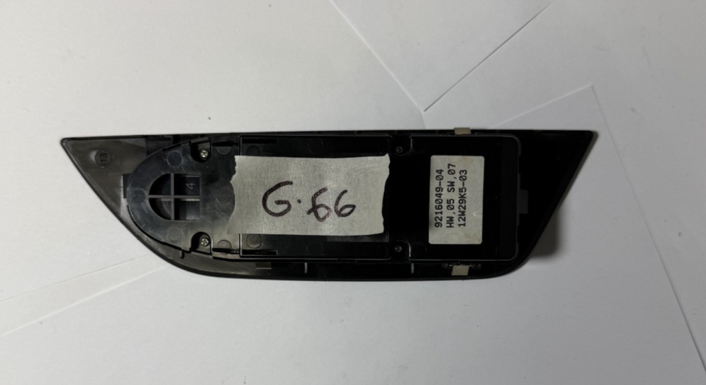 Master Power Window Switch Front Left LH 9216049 04 fits 2012-2015 BMW X1