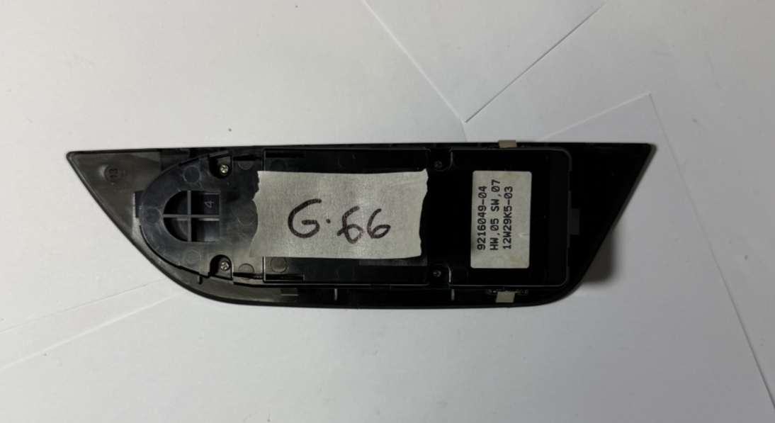 Master Power Window Switch Front Left LH 9216049 04 fits 2012-2015 BMW X1