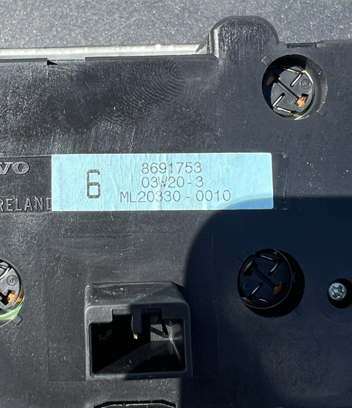 1999-2009 Volvo S80 V70 S60 Headlight Control Dimmer Fog Light Switch 8691753