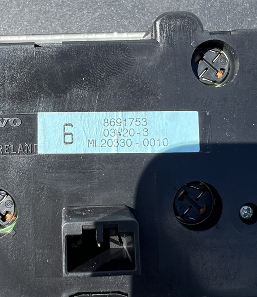 1999-2009 Volvo S80 V70 S60 Headlight Control Dimmer Fog Light Switch 8691753
