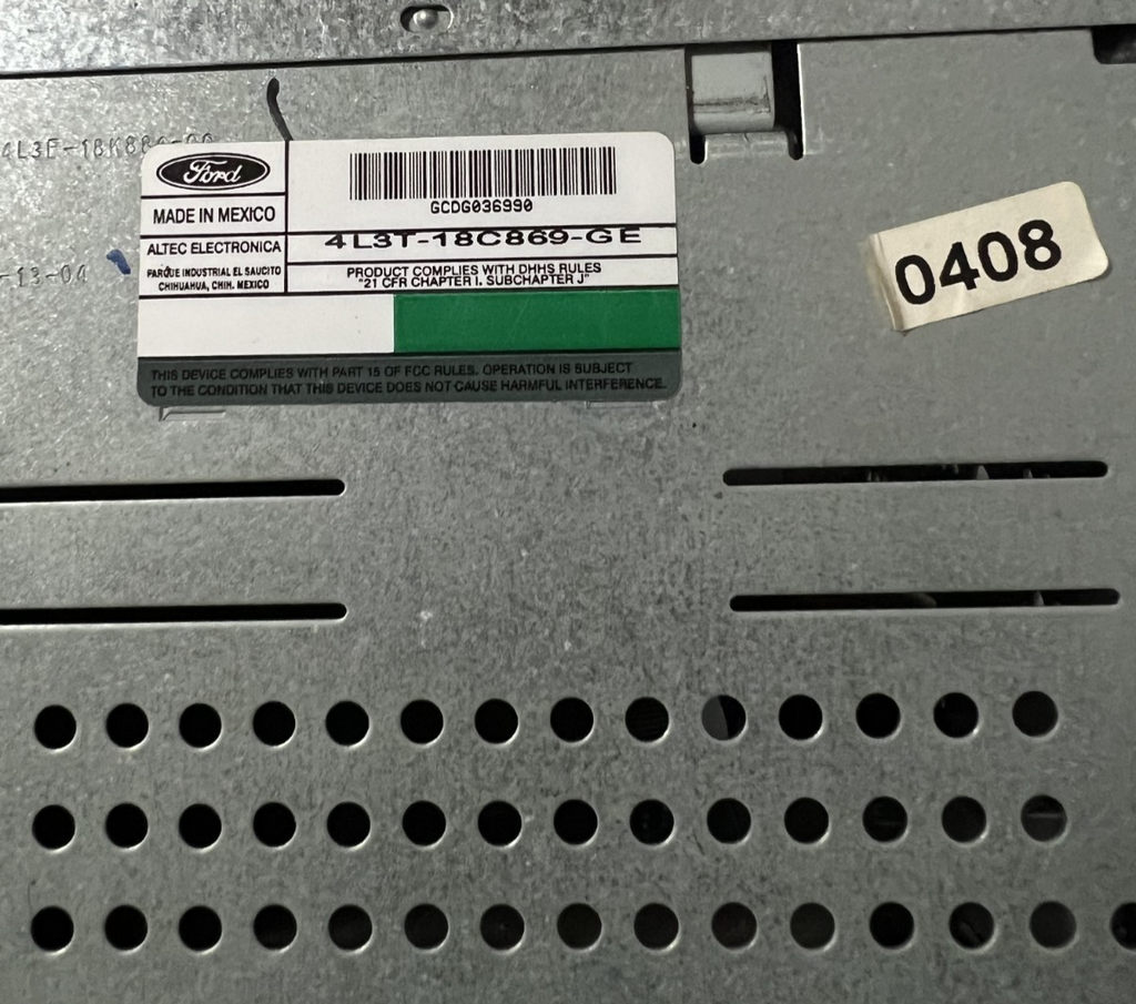 2004 2005 2006 2007 2008 Ford F-150 Truck Radio AM FM CD Player 4L3T 18C869 GE