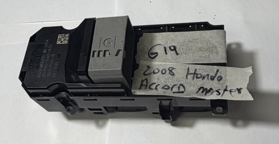Master Window Switch Lock Left 35750 TA0 A32 fits 08 09 10 11 12 Honda Accord