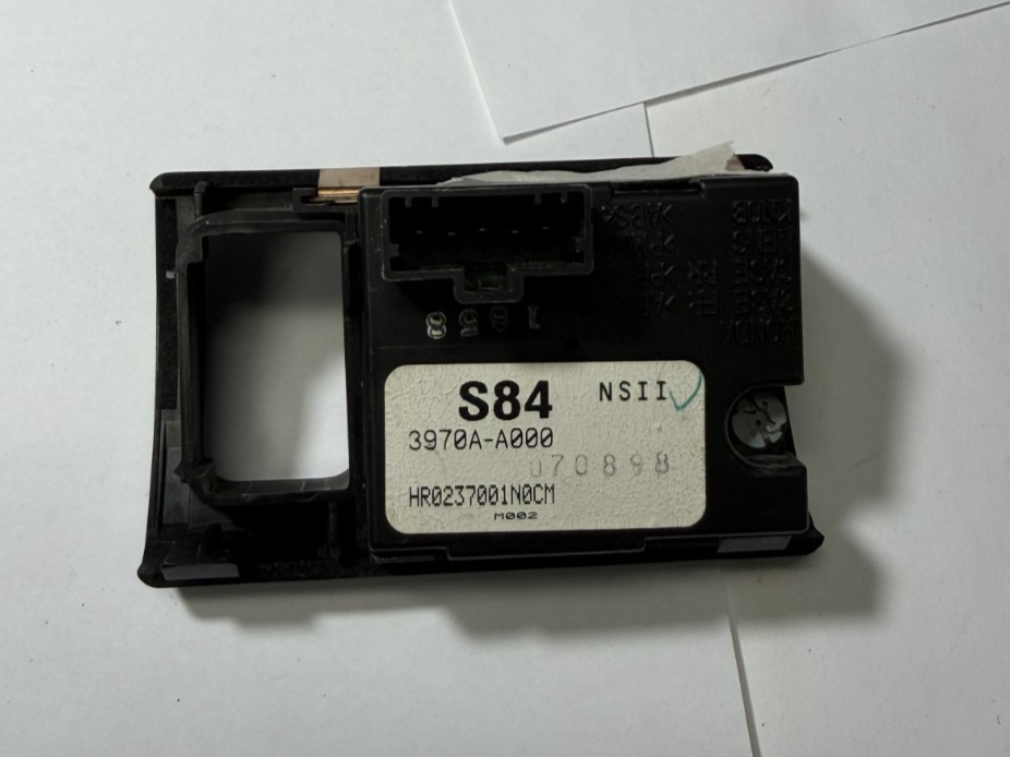 1998 1999 2000 2001 2002 Honda Accord Dash Clock 3970A A000 Black