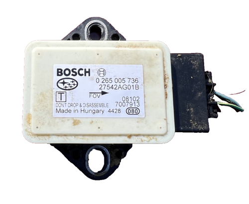 2007-2009 Subaru Legacy Outback Yaw Lateral G Sensor 27542AG01B, 0 265 005 736